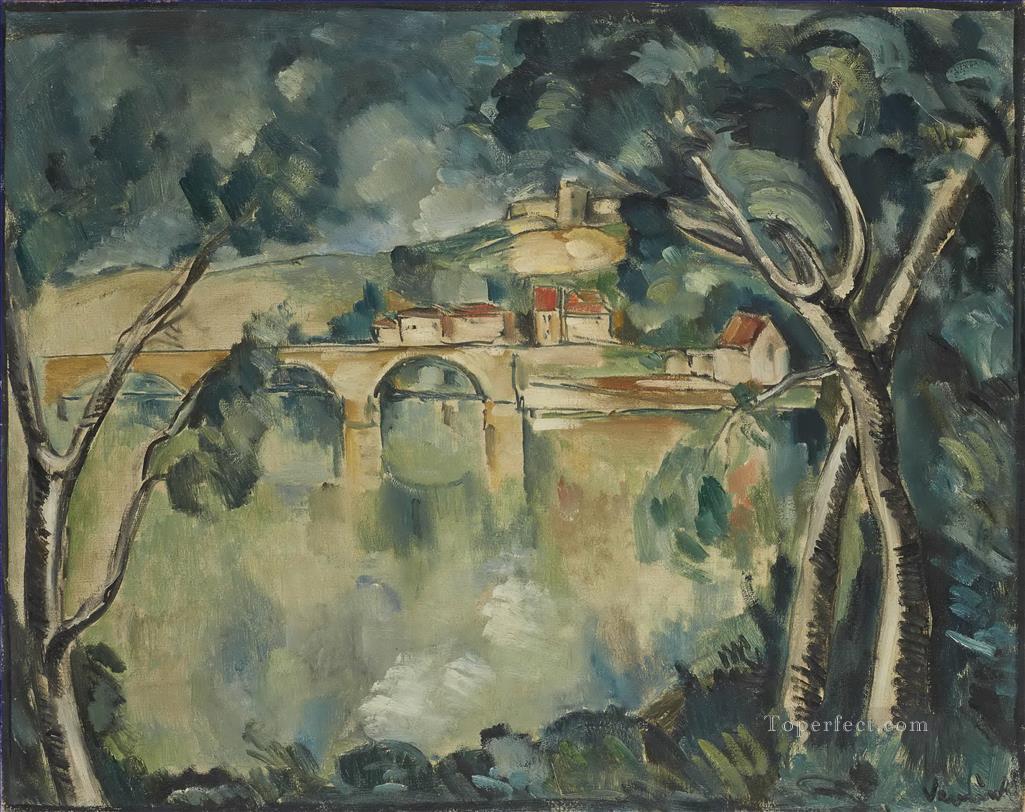 アンデリのセーヌ川モーリス・ド・ヴラマンク川の風景油絵
